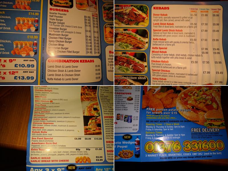 Chicken Delight Menu