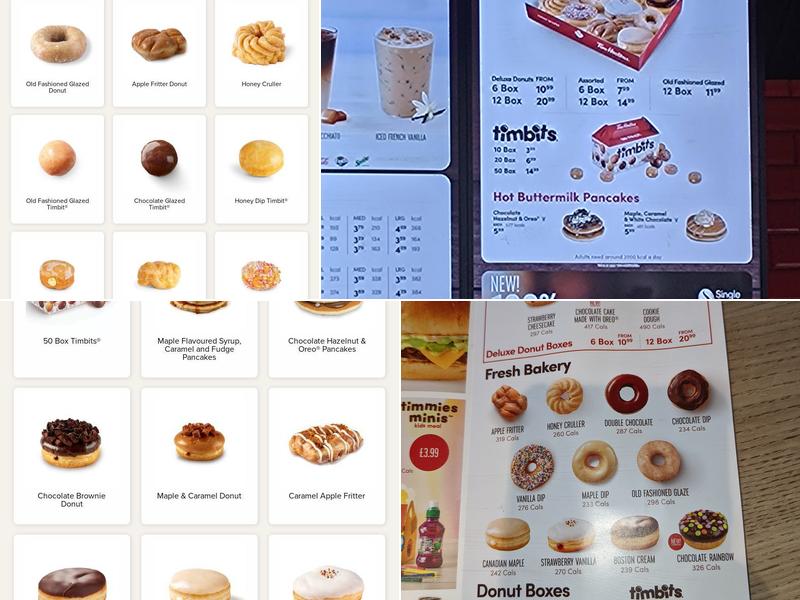 Tim Hortons Menu