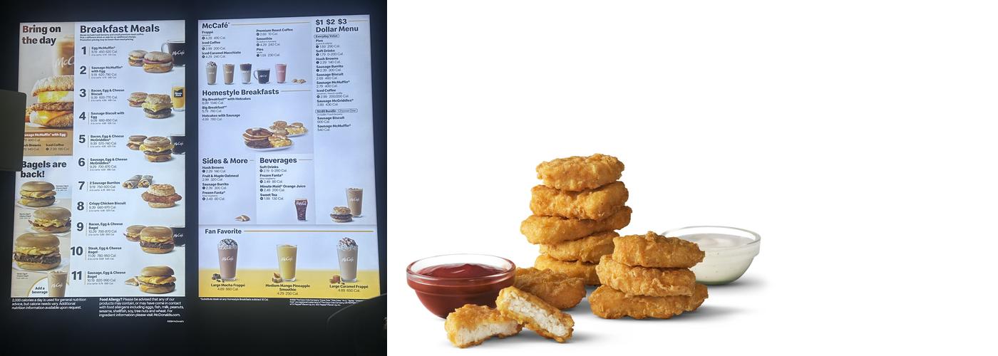 McDonald's Menu