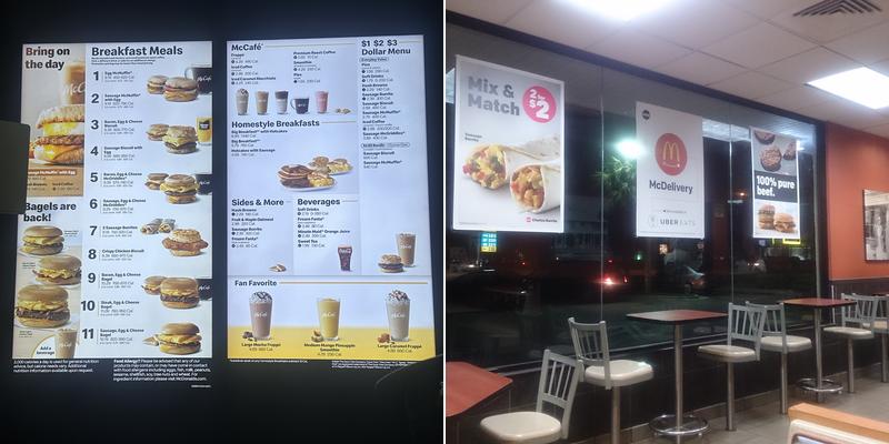 McDonald's Menu