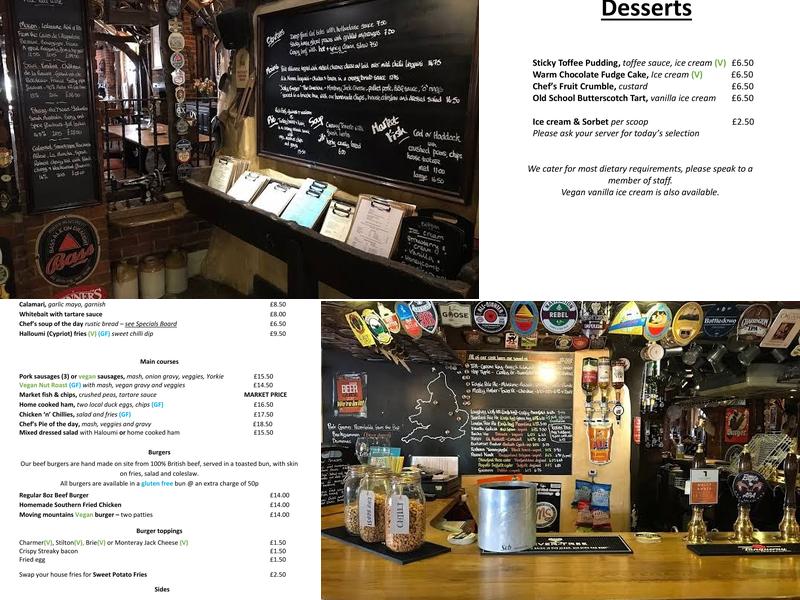 The Jolly Farmer Menu