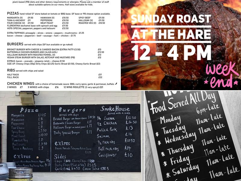 Hare on the Green Menu