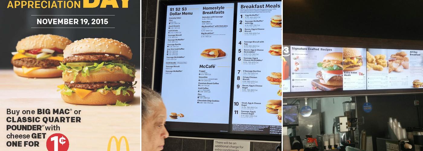 McDonald's Menu