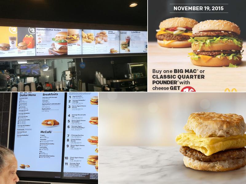 McDonald's Menu