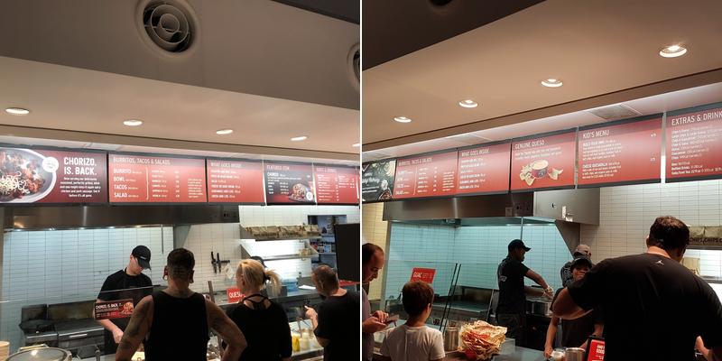 Chipotle Mexican Grill Menu