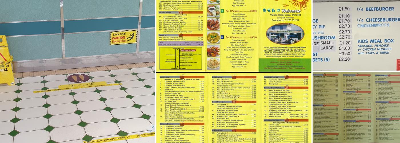 Sunnyside Fish Bar & Chinese Takeaway Menu
