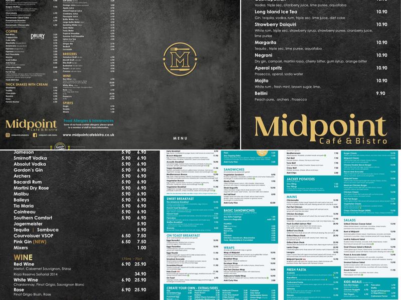 Midpoint Cafe Bistro Menu