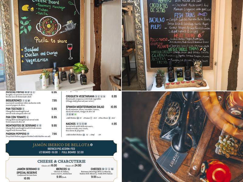 Las Tapas Menu