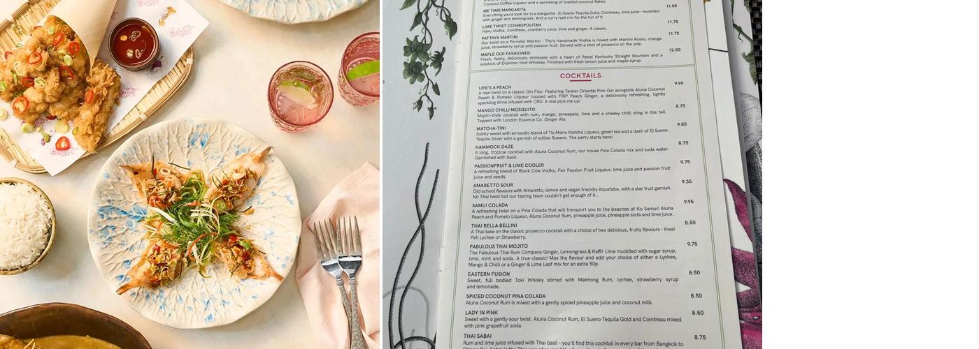 Giggling Squid - Brentwood Menu