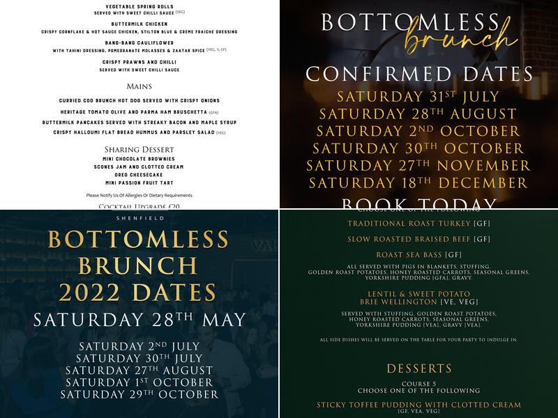 Vault Restaurant & Bar Menu