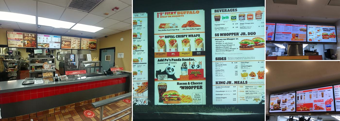 Burger King Menu