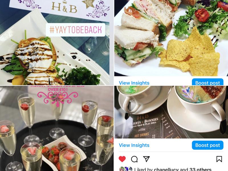 Harrys & Bonnies Menu