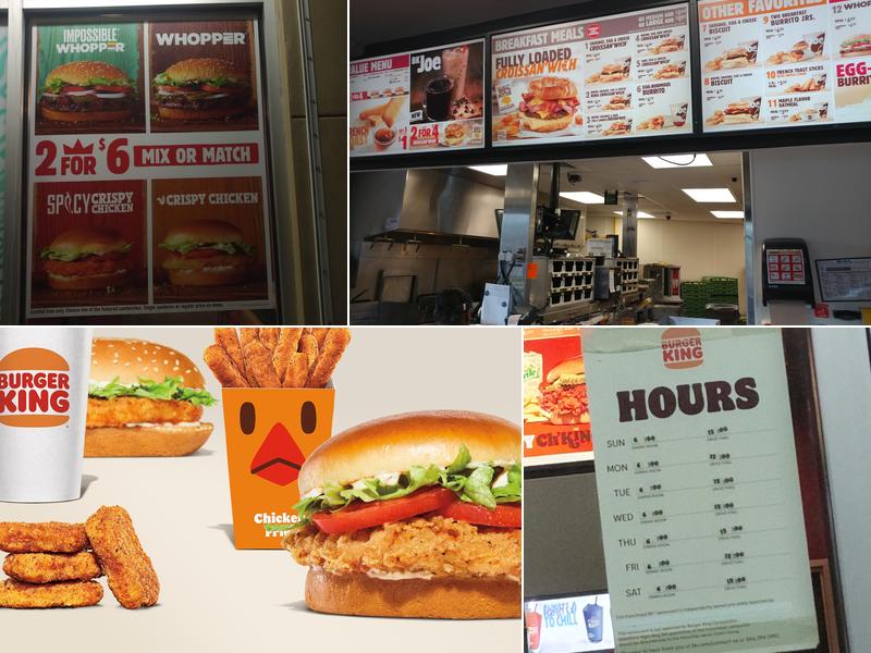 Burger King Menu