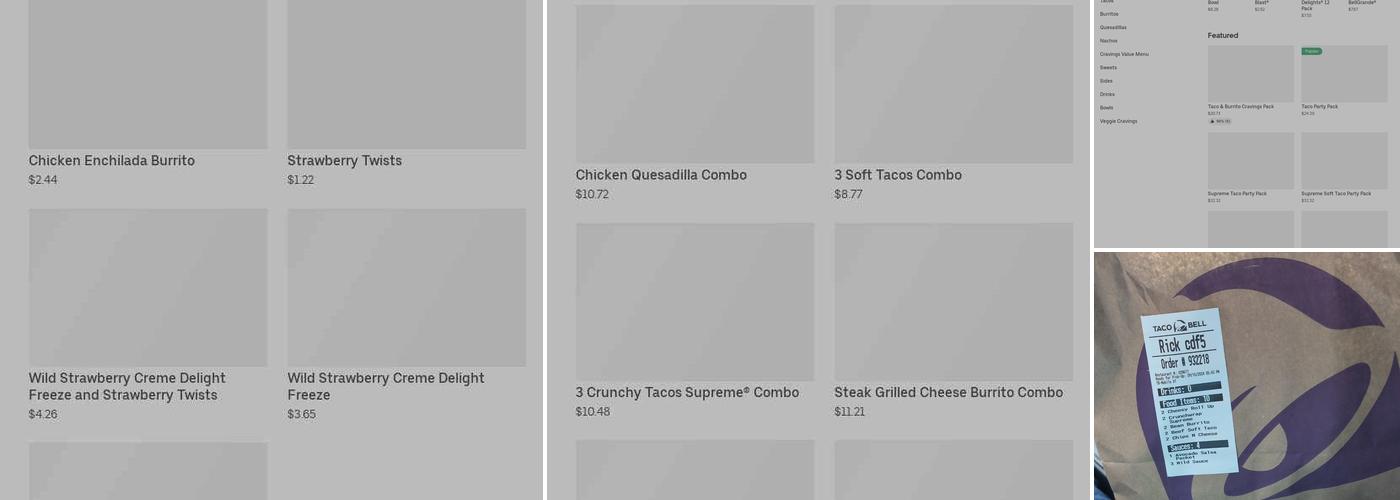 Taco Bell Menu