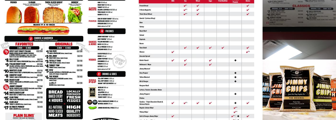 Jimmy John's Menu
