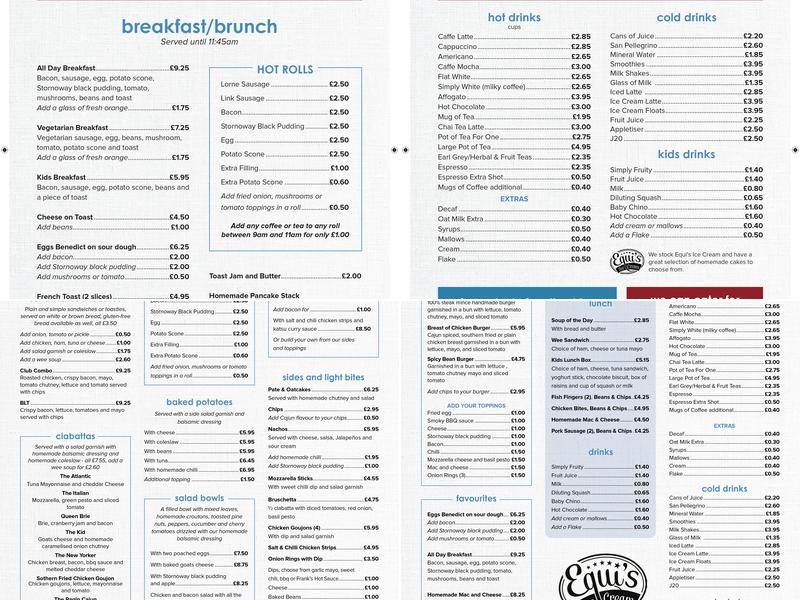 Bernie's Cafe Deli Menu