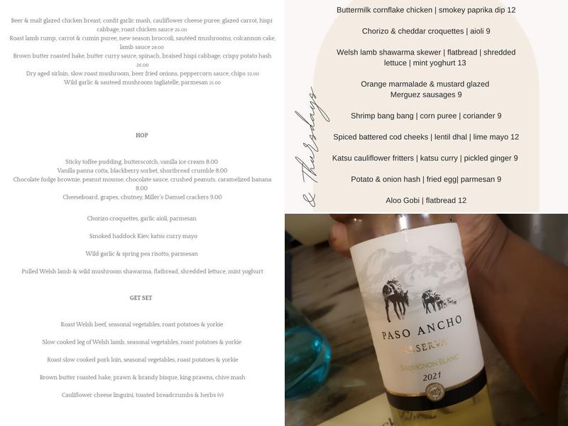 The Black Rabbit Laleston Menu