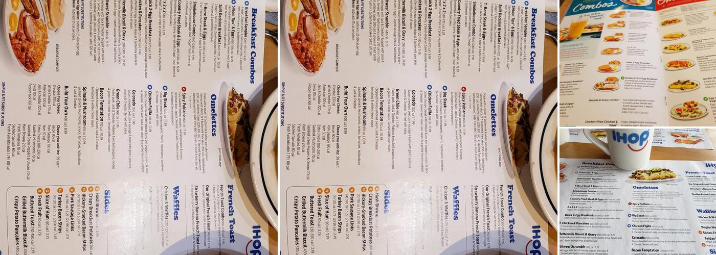 IHOP Menu
