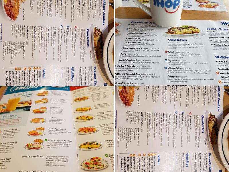 IHOP Menu
