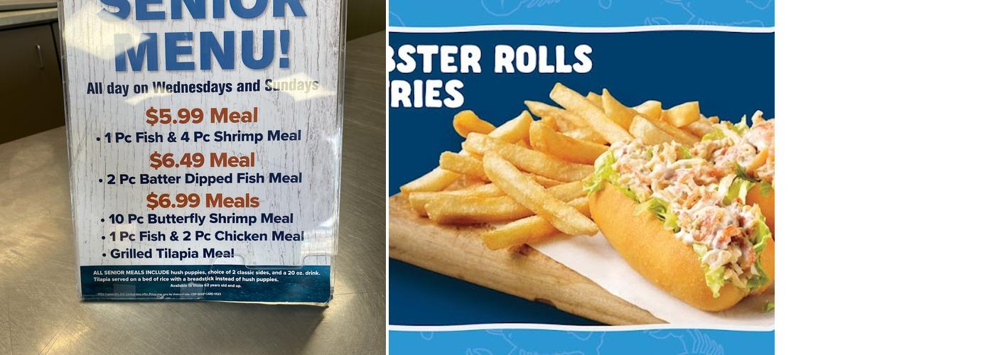 Captain D's Menu