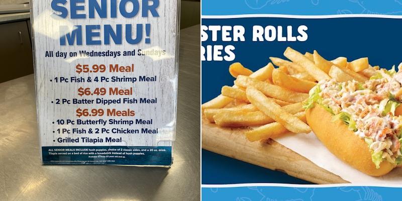 Captain D's Menu