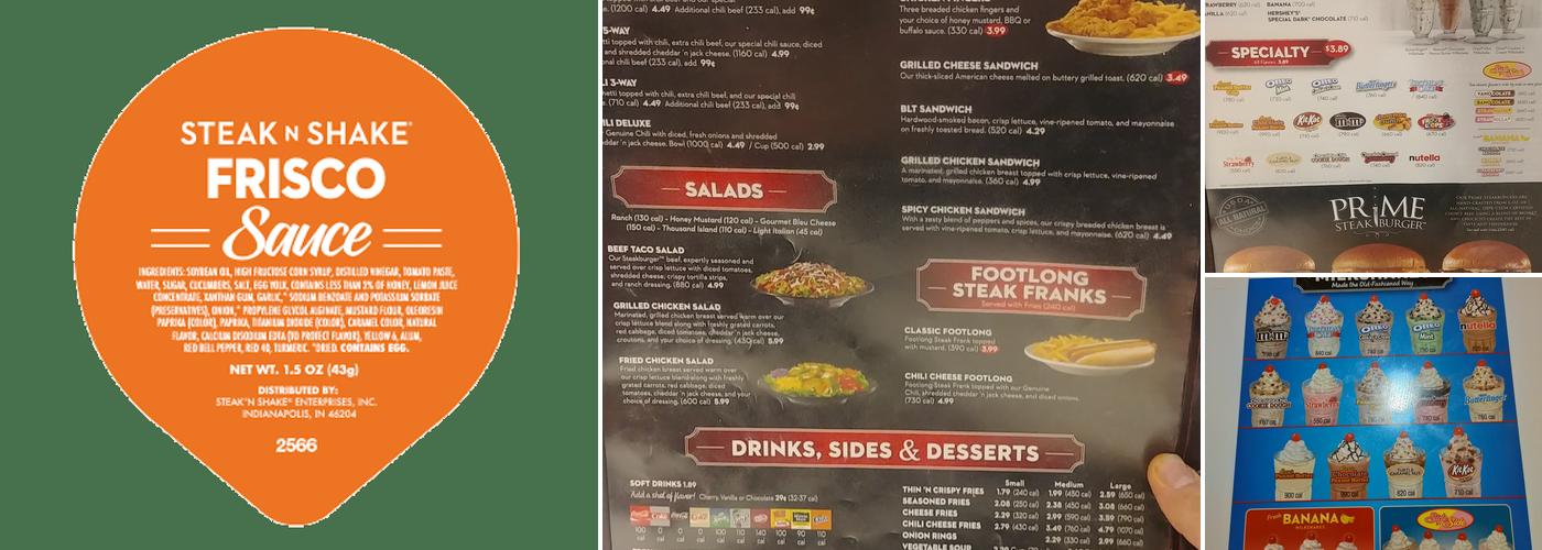 Steak 'n Shake Menu