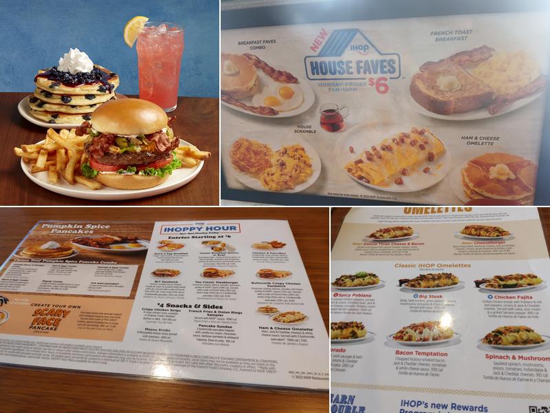 IHOP Menu