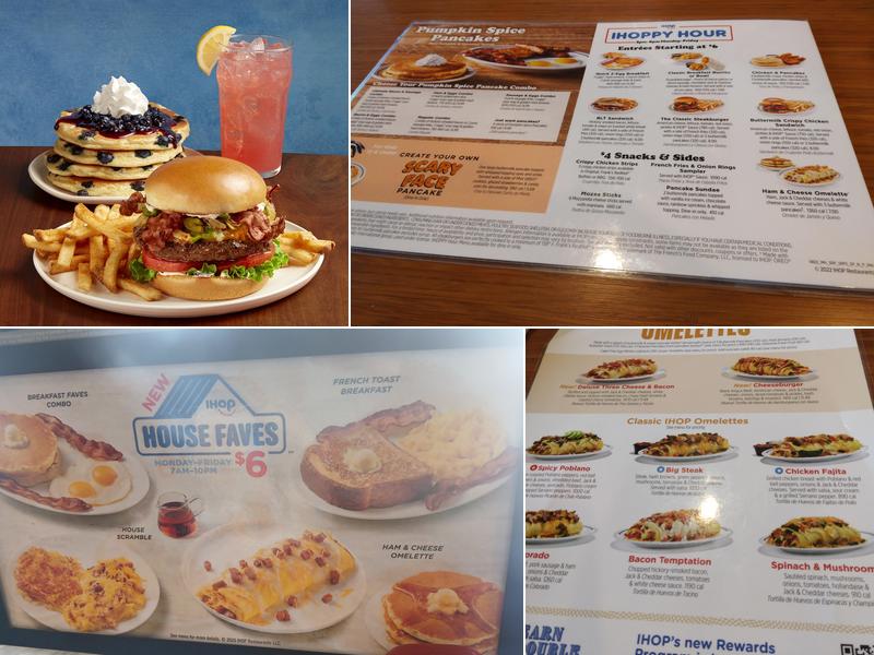 IHOP Menu