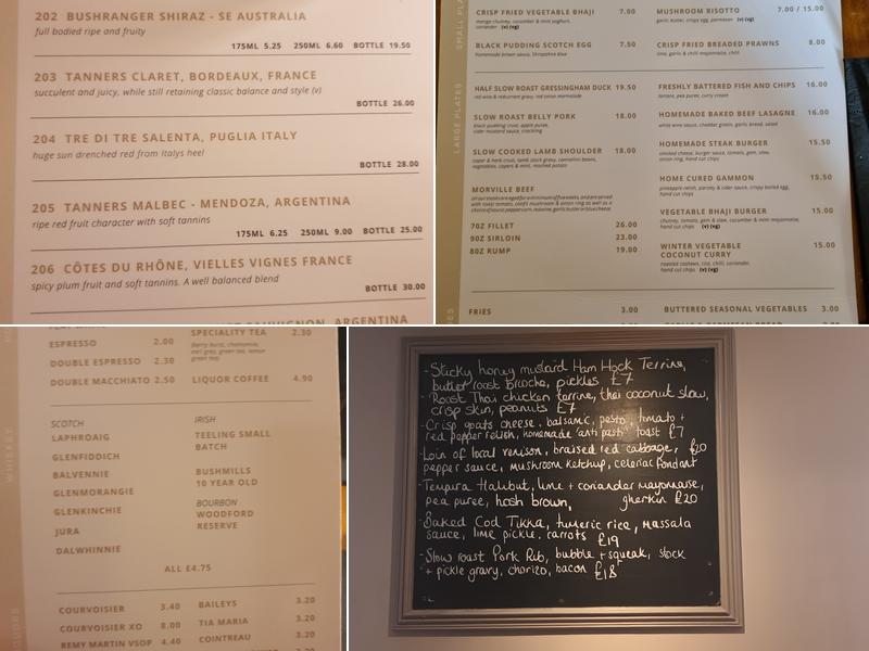 The Royle Menu