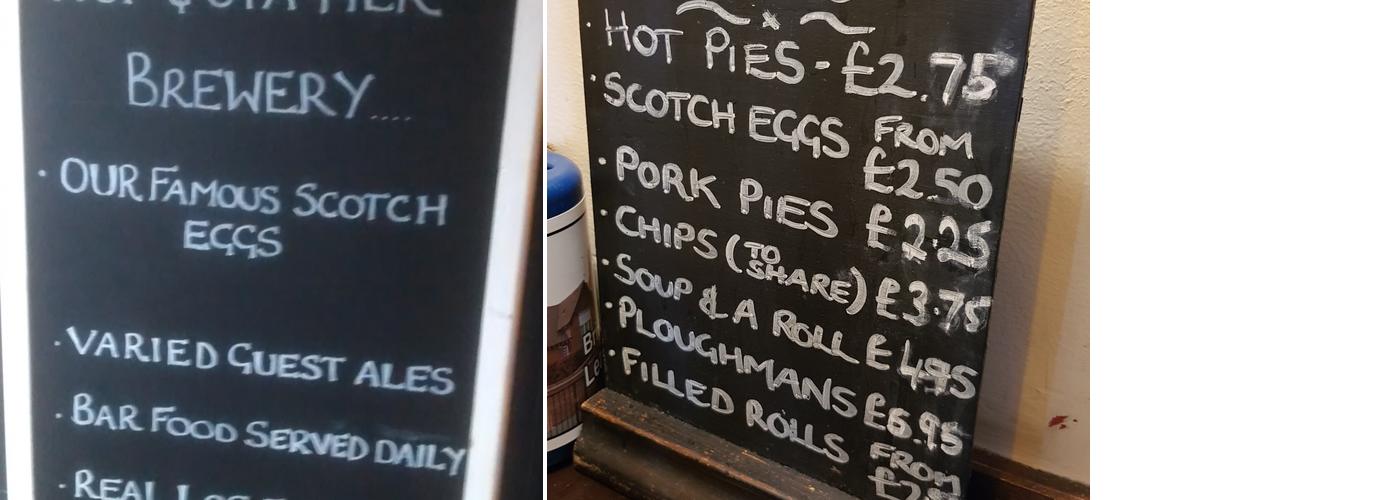 White Lion Brew Tap Menu