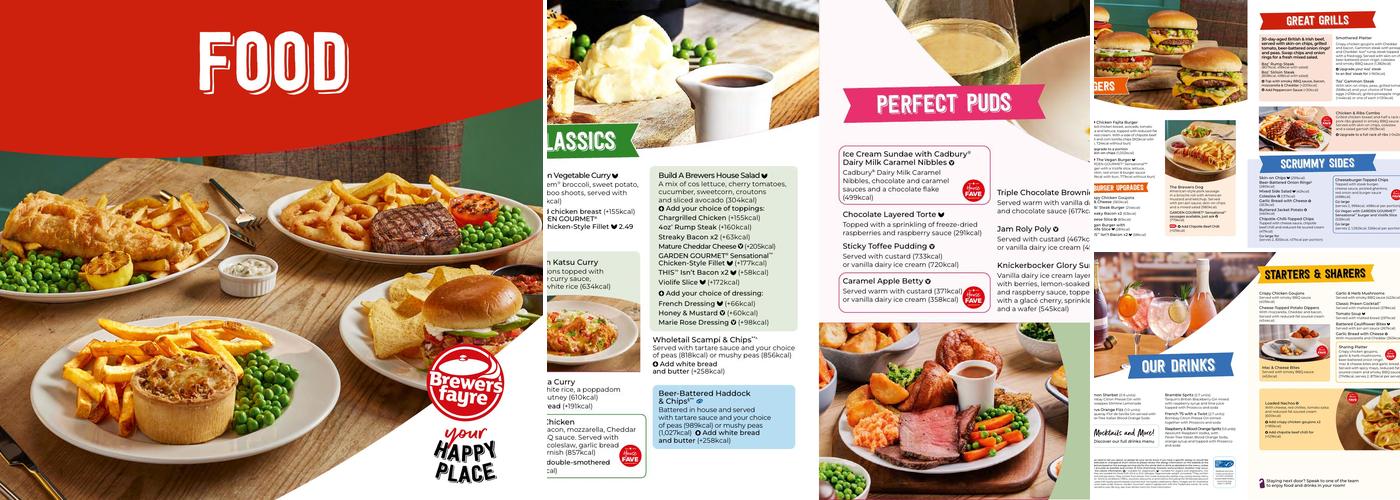 The Golden Ball Menu