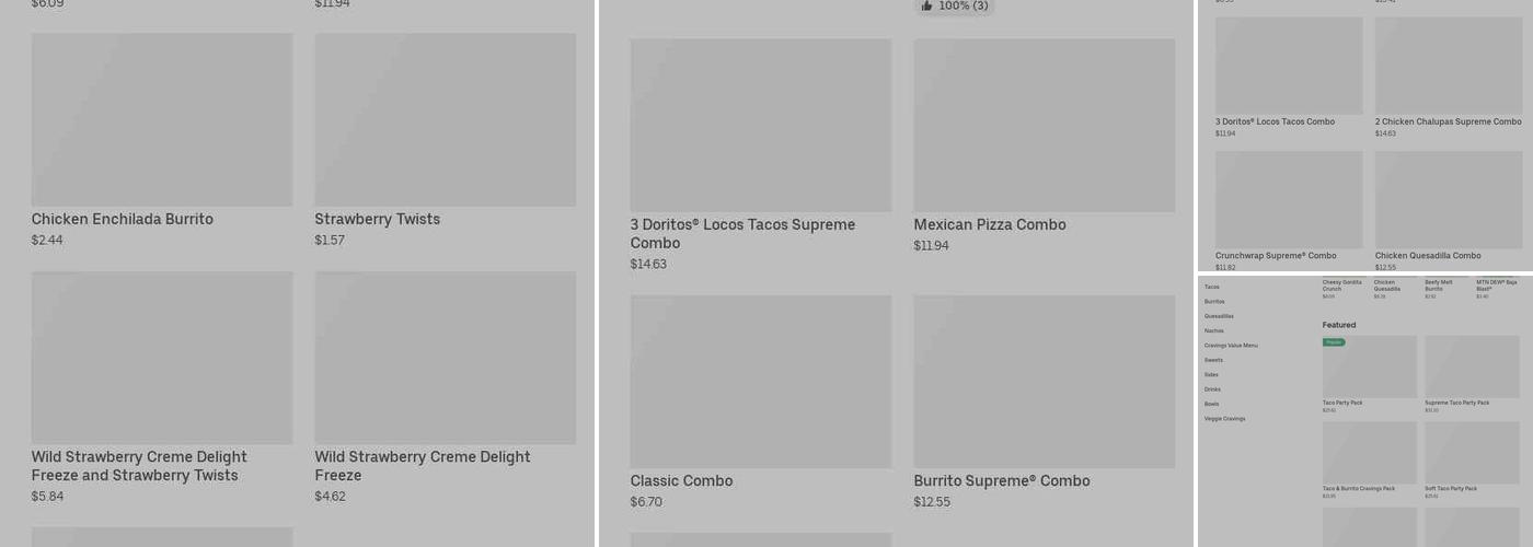 Taco Bell Menu