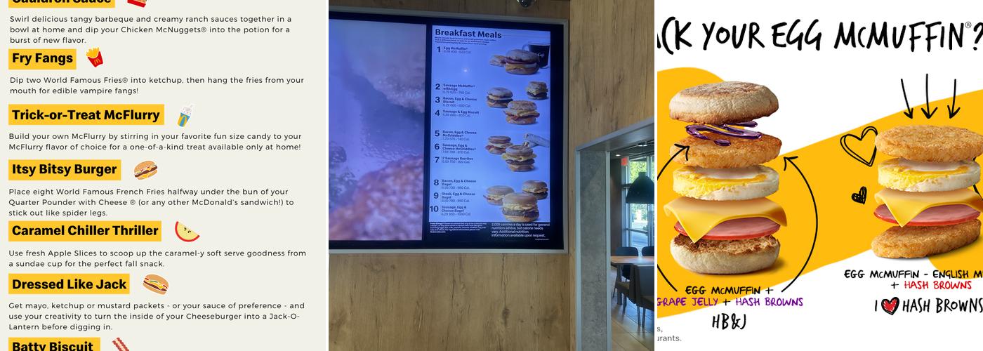 McDonald's Menu