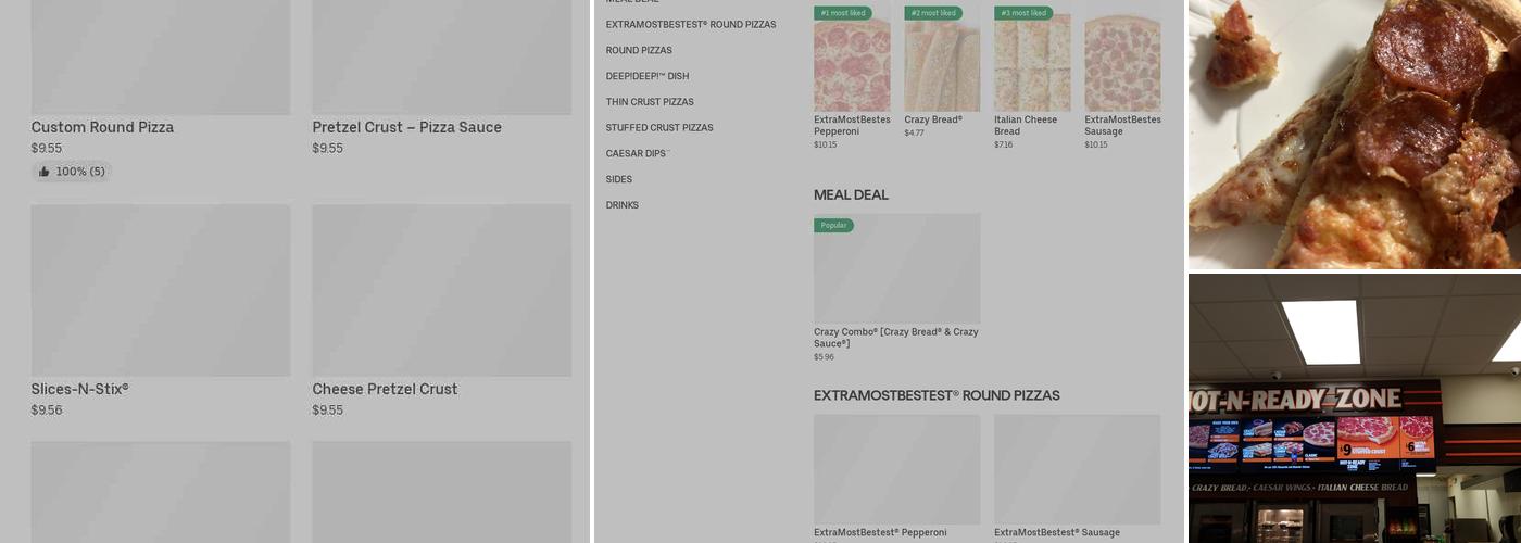 Little Caesars Pizza Menu