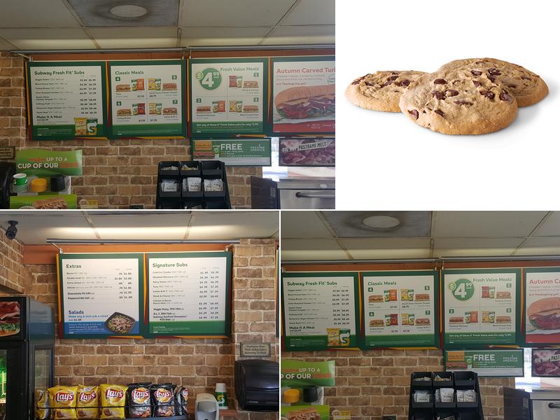 Subway Menu