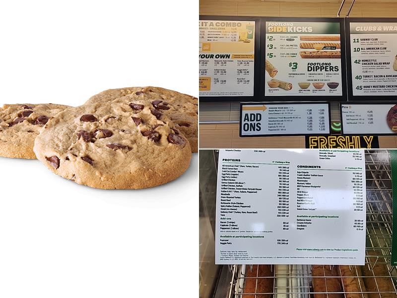 Subway Menu