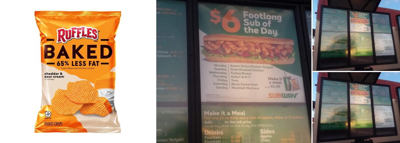 Subway Menu
