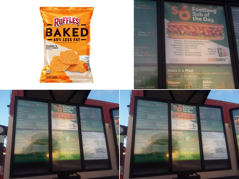 Subway Menu