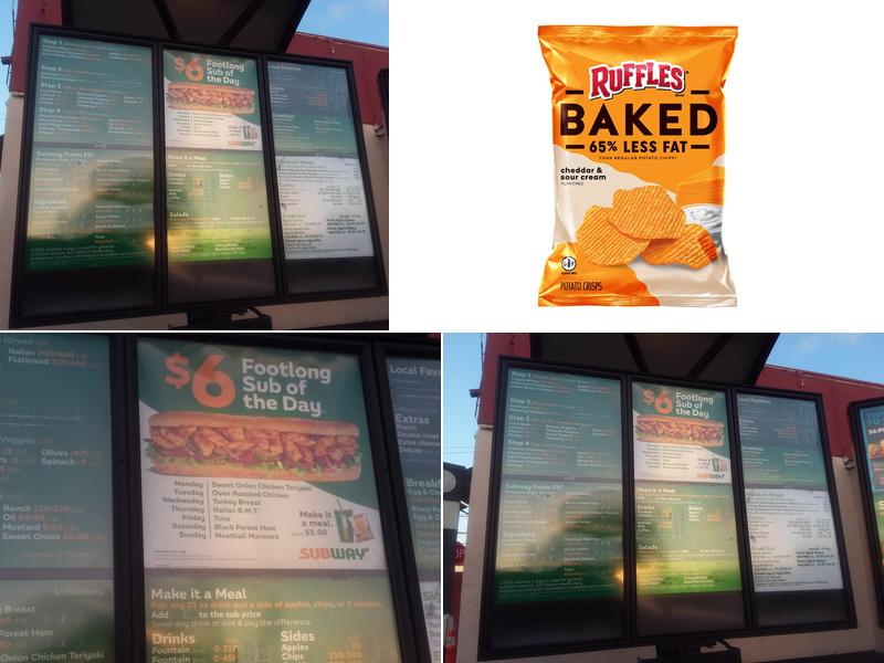 Subway Menu