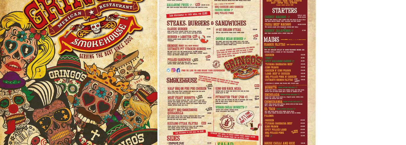 Bar Gringo Menu