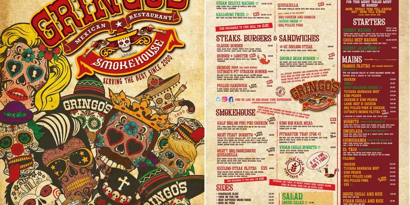 Bar Gringo Menu