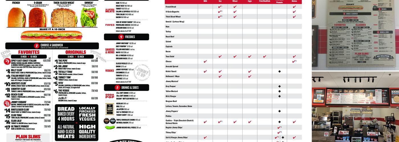 Jimmy John's Menu