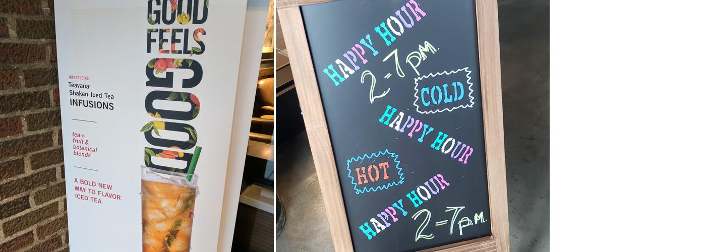 Starbucks Coffee Company Menu