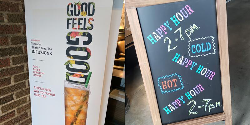 Starbucks Coffee Company Menu