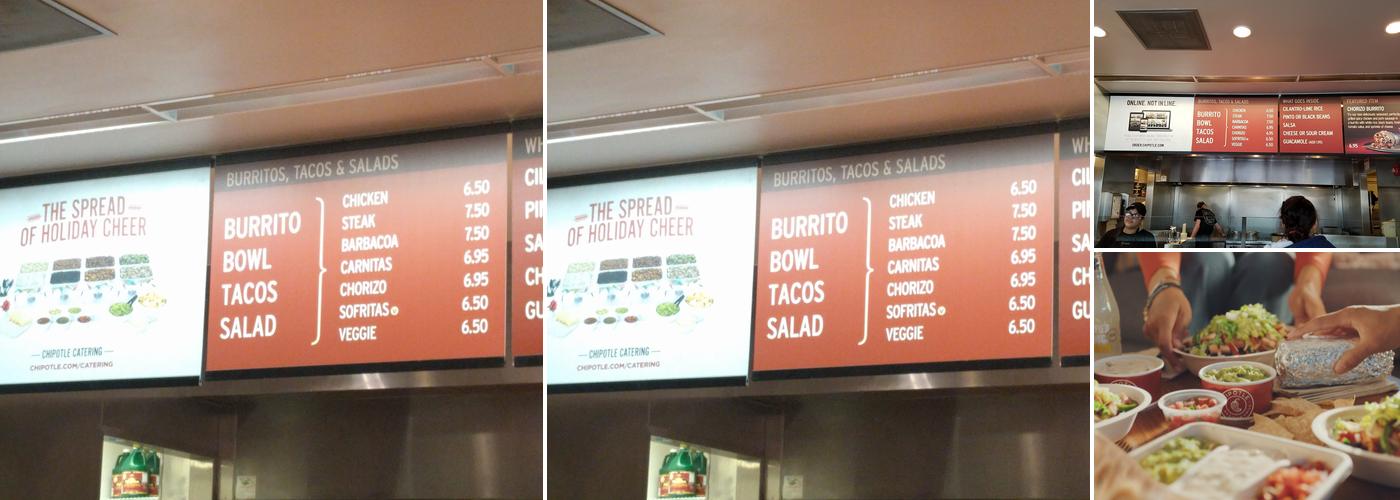 Chipotle Mexican Grill Menu