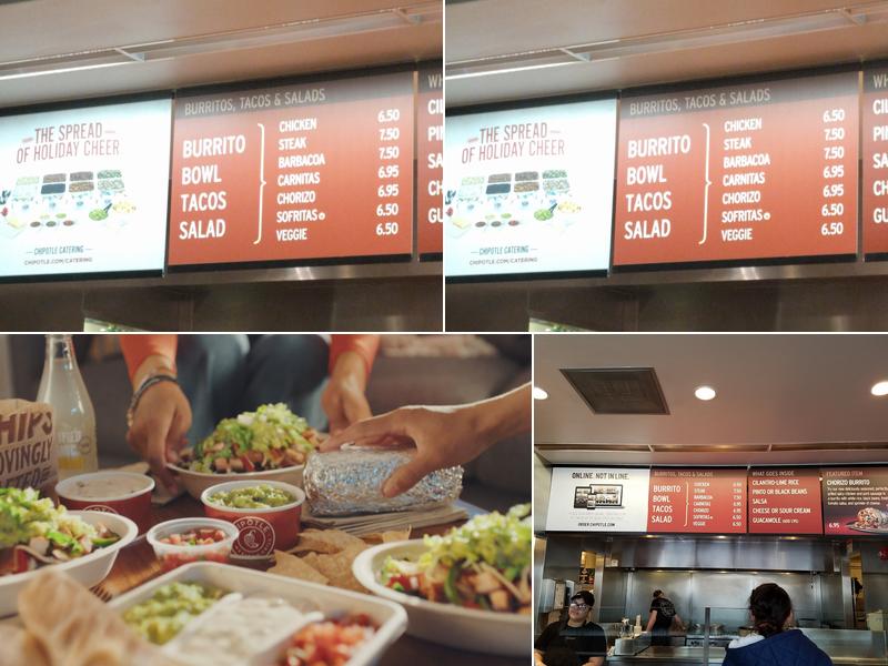 Chipotle Mexican Grill Menu