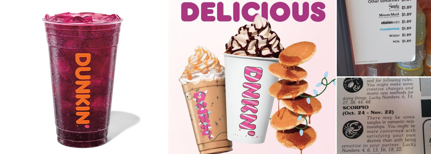 Dunkin' Menu
