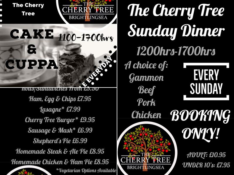 The Cherry Tree Brightlingsea Menu