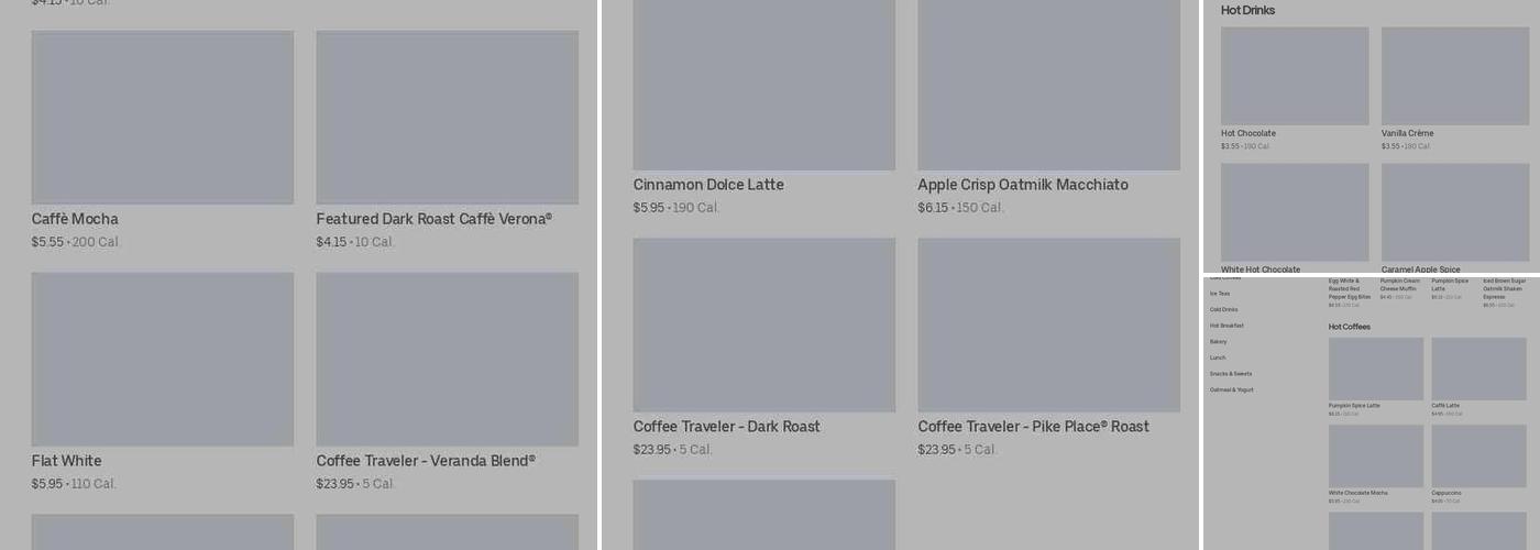 Starbucks Menu