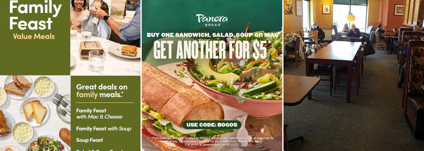Panera Bread Menu